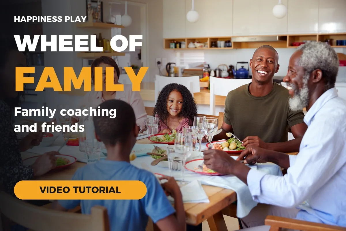 Family and friends wheel: family coaching exercise