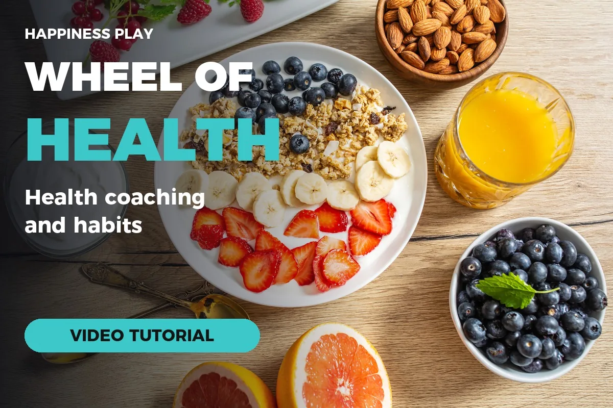 Health wheel: health coaching exercise