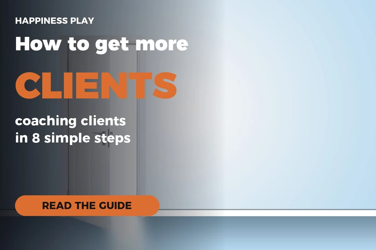 Light shining through an open door with the title How to get more coaching clients
