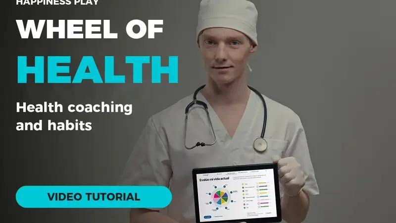 Health coaching: the Health Wheel and your habits, a step-by-step exercise (in Spanish)