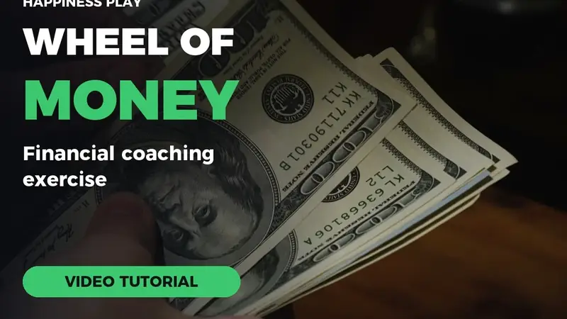 Financial coaching: the Financial or Money Wheel, step by step (in Spanish)